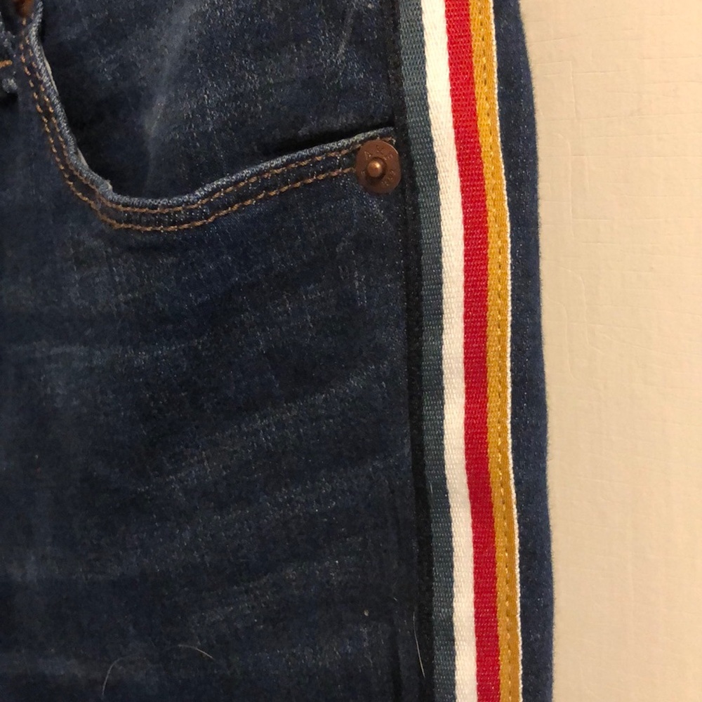 Abercrombie & Fitch side striped skinny jeans 👖